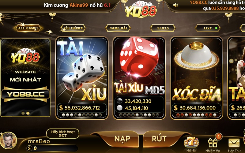 Game đổi thưởng yo88 Game đổi thưởng YO88