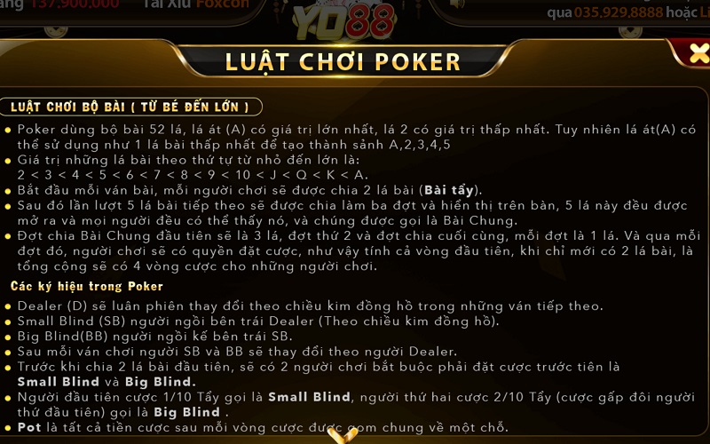 Hướng dẫn chơi Poker cho người mới Hướng dẫn chơi Poker cho người mới