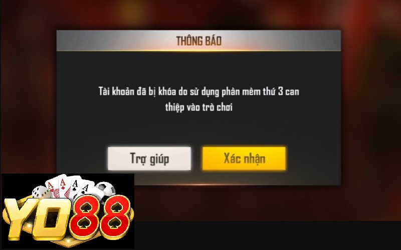 Khóa acc YO88 vĩnh viễn Khóa acc YO88 vĩnh viễn