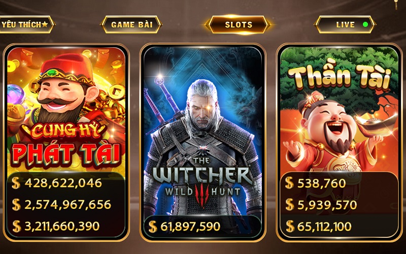 Giới thiệu slots Thần Tài Yo88