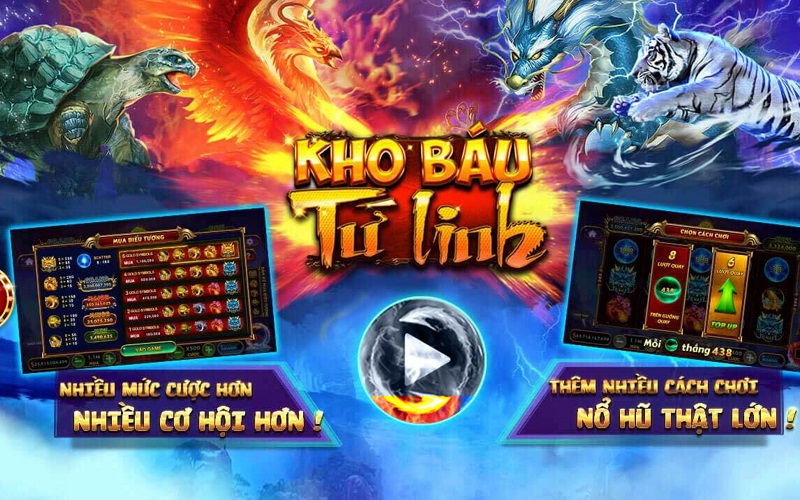 Nổ hũ Kho Báu Tứ Linh YO88